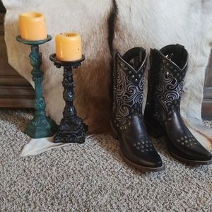 Ariat Paloma Sable Black Cowgirl Boots